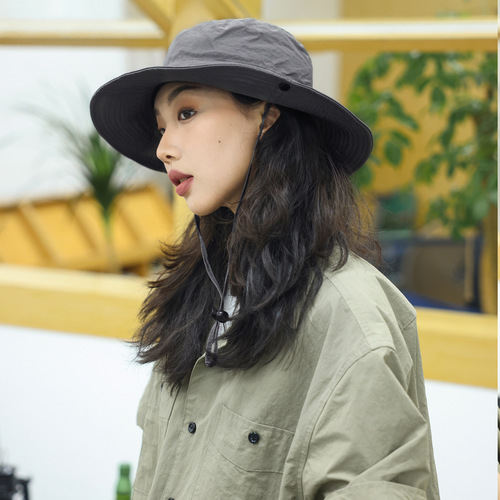 Thin outdoor quick dry hat cowboy fisherman hat women summer mountaineering hiking fishing hat men camping sun hat