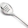 Family family tableware My Peanut Butter Spoon long -handle peanut sauce spoon stainless steel spoon