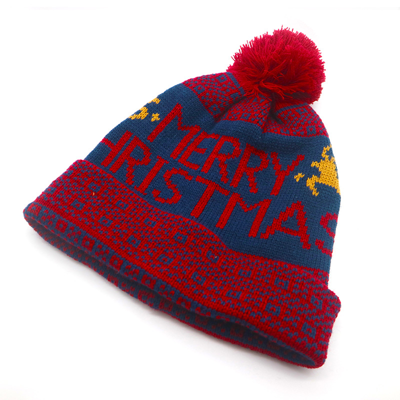 Original Design Santa Claus Festival Elements Wool Cap display picture 4