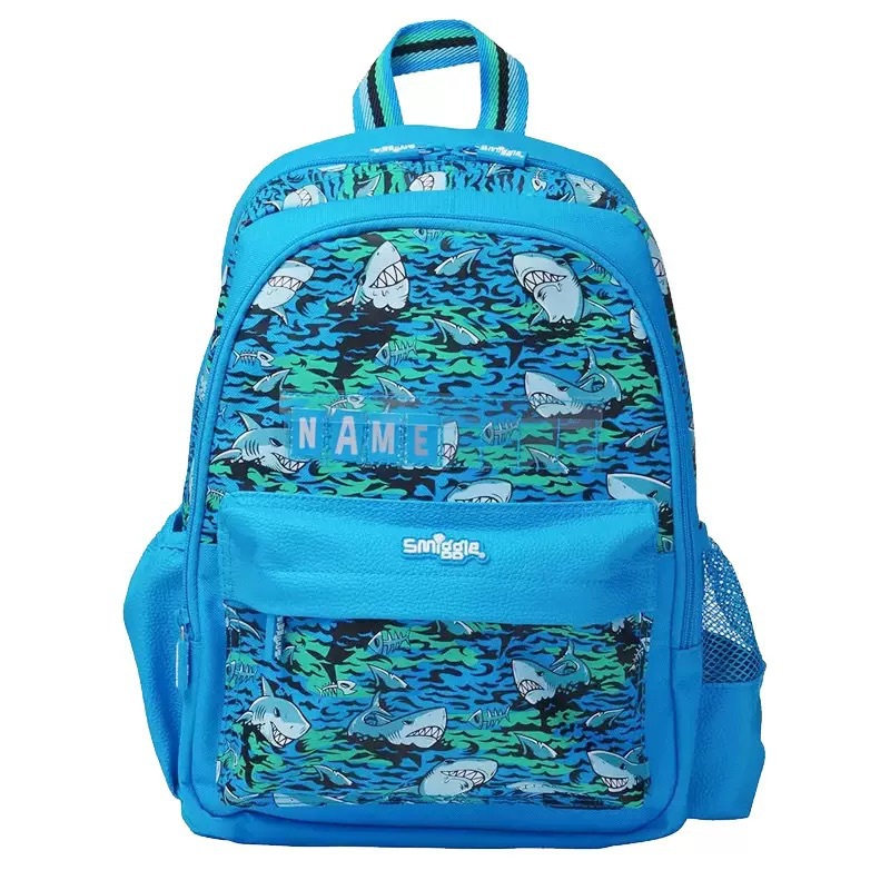 Australia Smiggle caricatura mochila de tamaño medio jardín de infantes mochila de hombro 3D con sombrero de caricatura