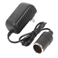 220V to 12v0.6A автомобиль к бытовому тестер мощности прикуриватель бытовой адаптер Автомобильное зарядное устройство прикуриватель