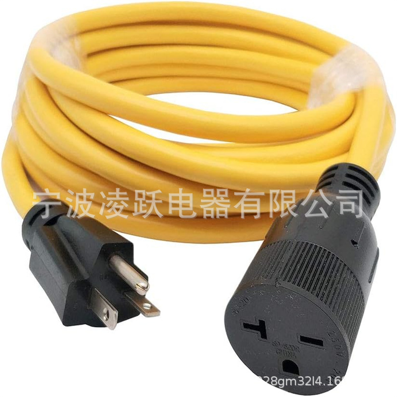 Parkworld NEMA 6-20 延长线 6-20P 至 6-20R适用于 6-15R 适配器