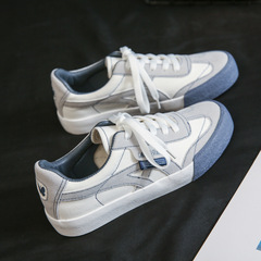 Three times sulfided Korean version ulzzang canvas shoes versatile 2024 spring and autumn season ins Hong Kong style board shoes trendy