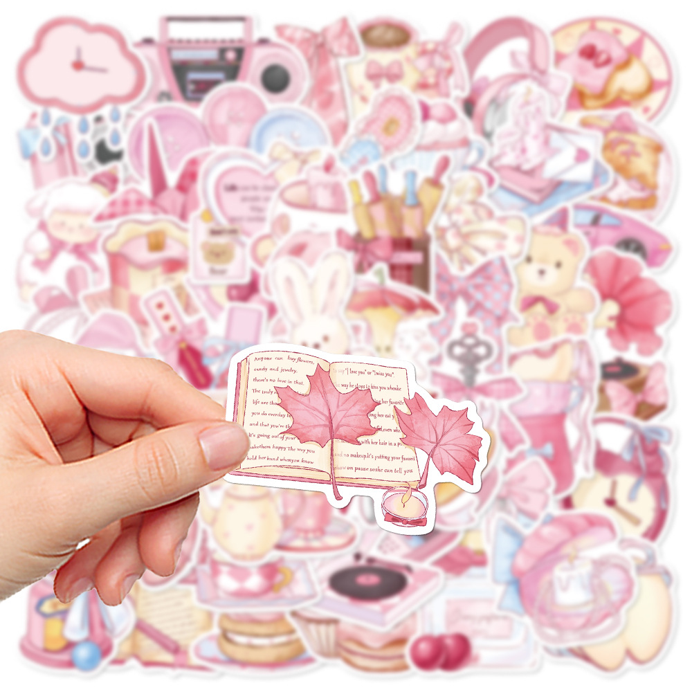 35g Weight Stickers Stationery Type 1 Set Quantity School, Graduation Occasion PVC self-adhesive Material Animal, Cartoon Pattern Cute Style 1 Set Animal Cartoon School Graduation PVC Self-adhesive Cute Stickers 5