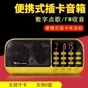 Jinzheng 836 Plug-In Card Fm Dual-Electric Radio Portable Multi-Function Player Broadcast Audio for the Elderly