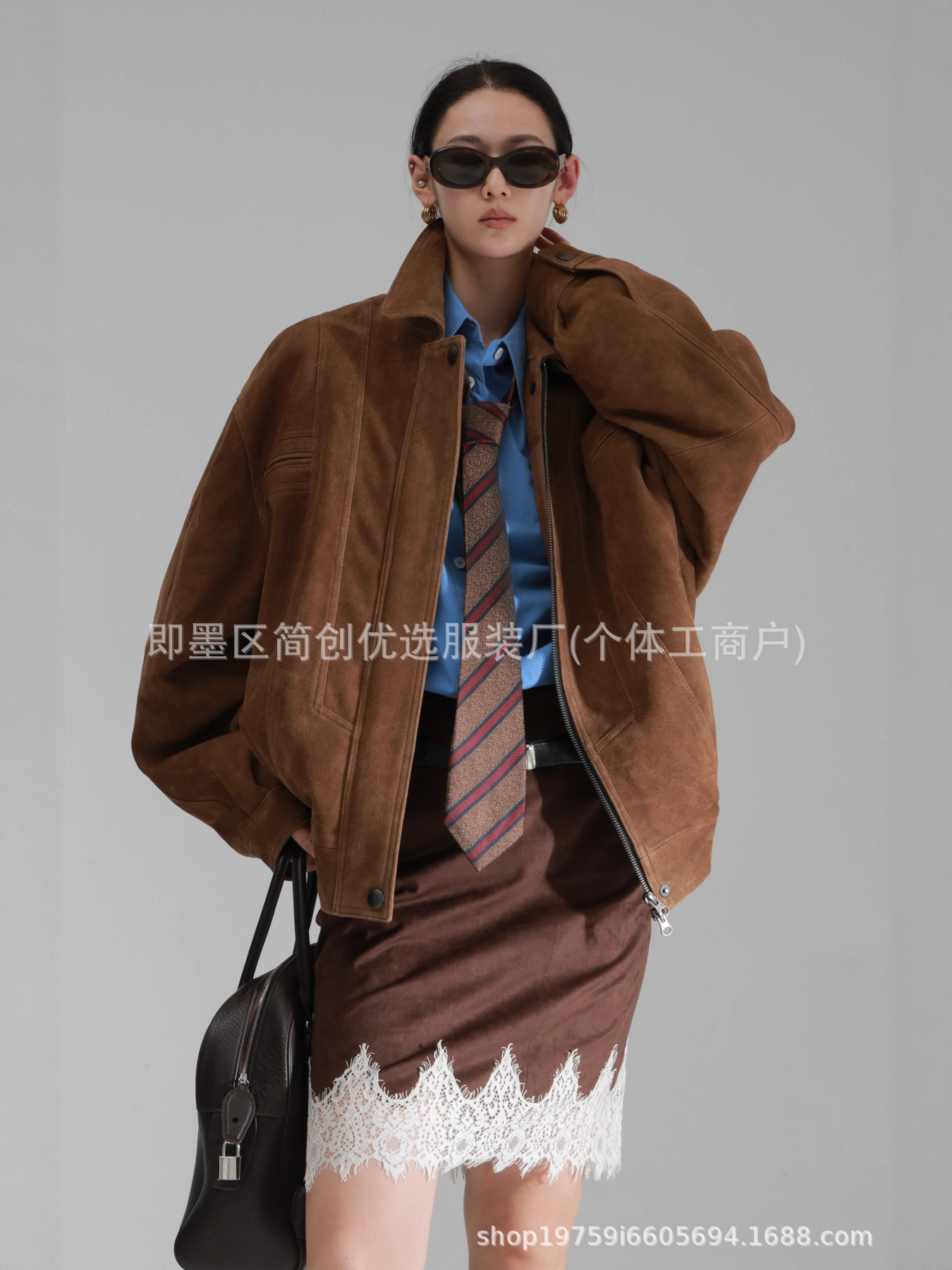 Retro short velvet jacket