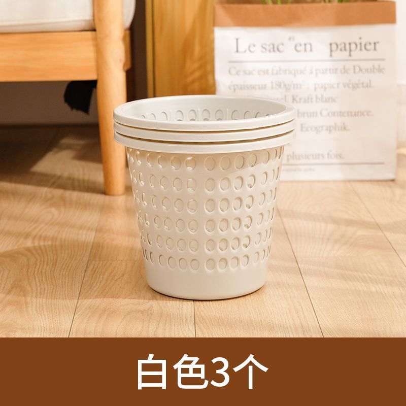 厚みのあるゴミ箱、家庭用リビングルーム、キッチン、寝室、バスルーム、学生寮、プラスチック製の紙バスケット|undefined