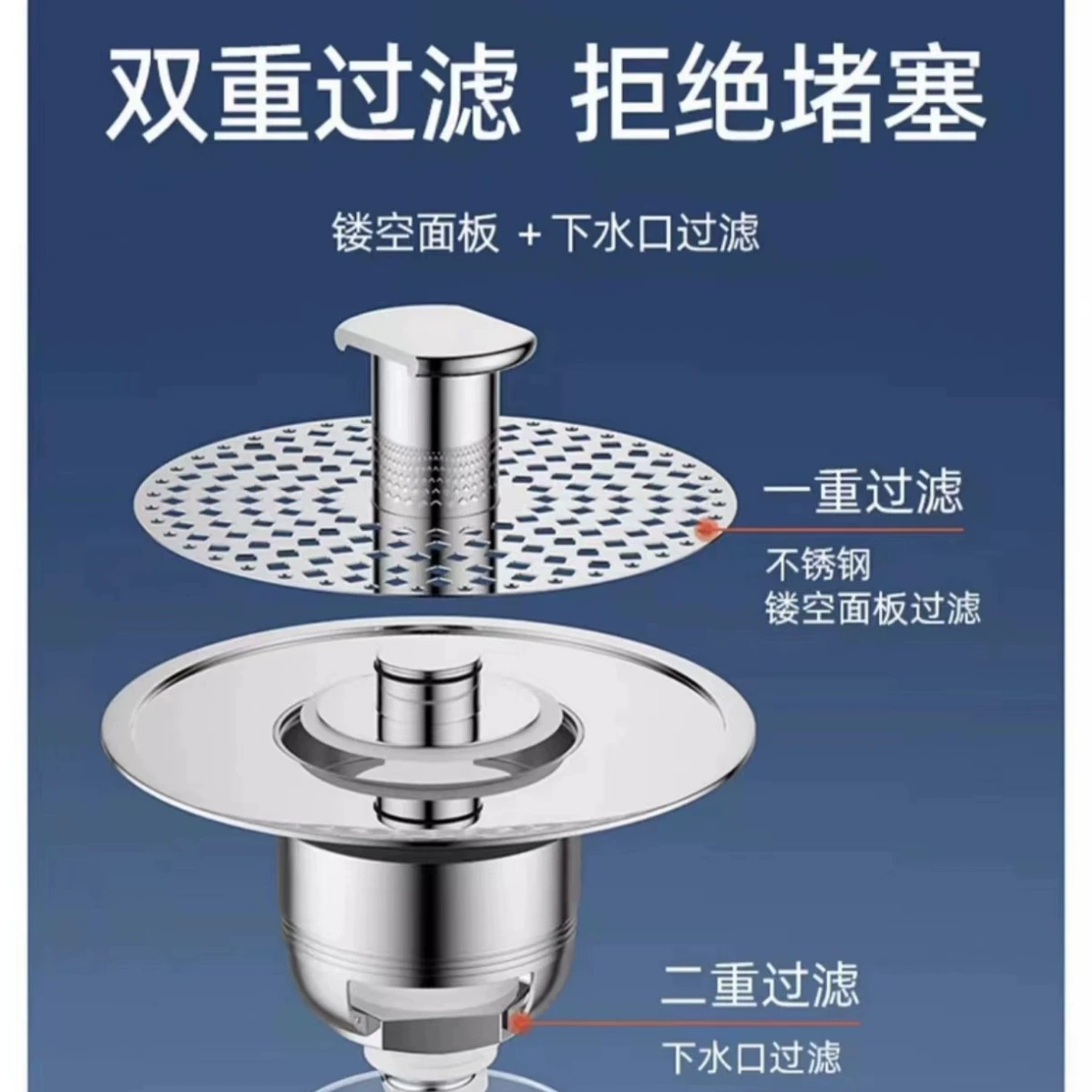 Сливной сердечник отскока, нажимной умывальник, фильтр против запаха, защита от утечек, аксессуары для раковины, аксессуары