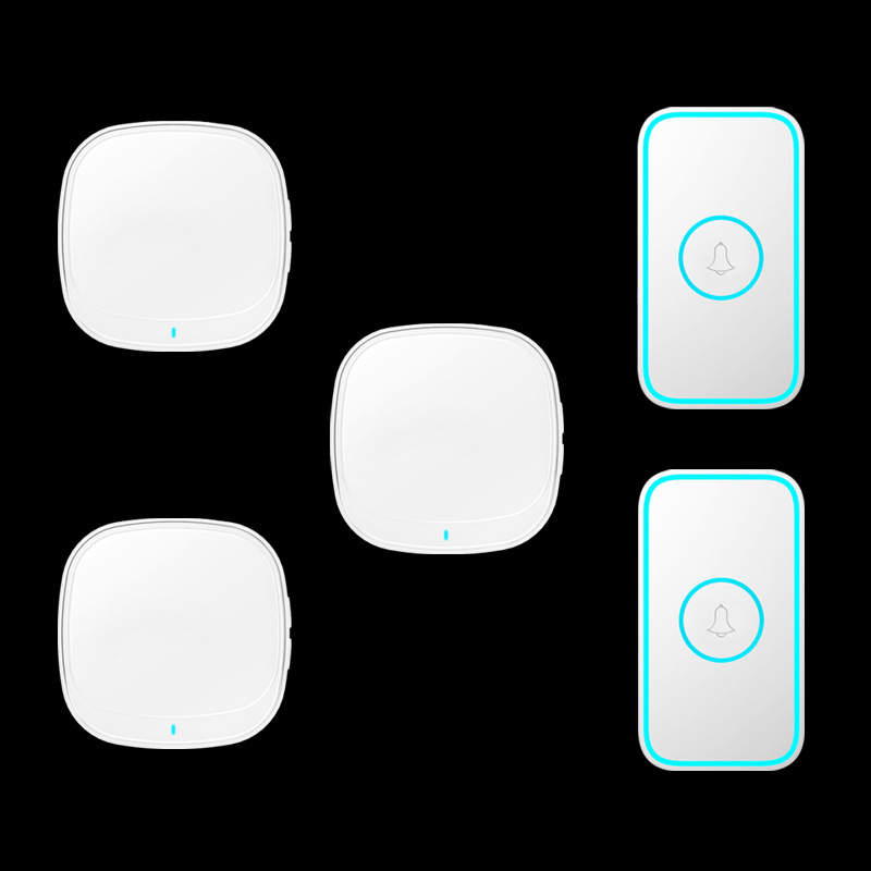 USB门铃无线家用超远距离遥控智能电子门钟老人呼叫器提示电门玲