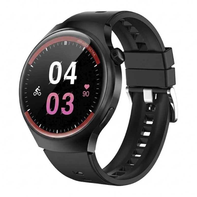 2026新款Watch4智能手表锌合金圆形表盘健康电子手表检测手环工厂