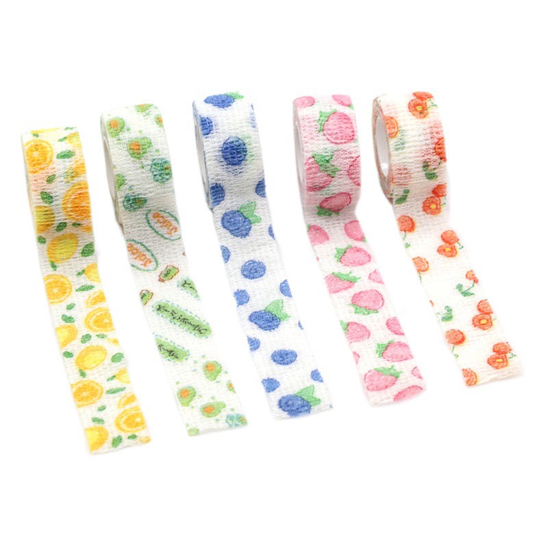 Finger Protection Bandage, Anti-Wear, Foot Protection, Student Finger Protection for Writing, Breathable, Women's Non-Woven Fabric, Printed, Elastic, Self-Adhesive