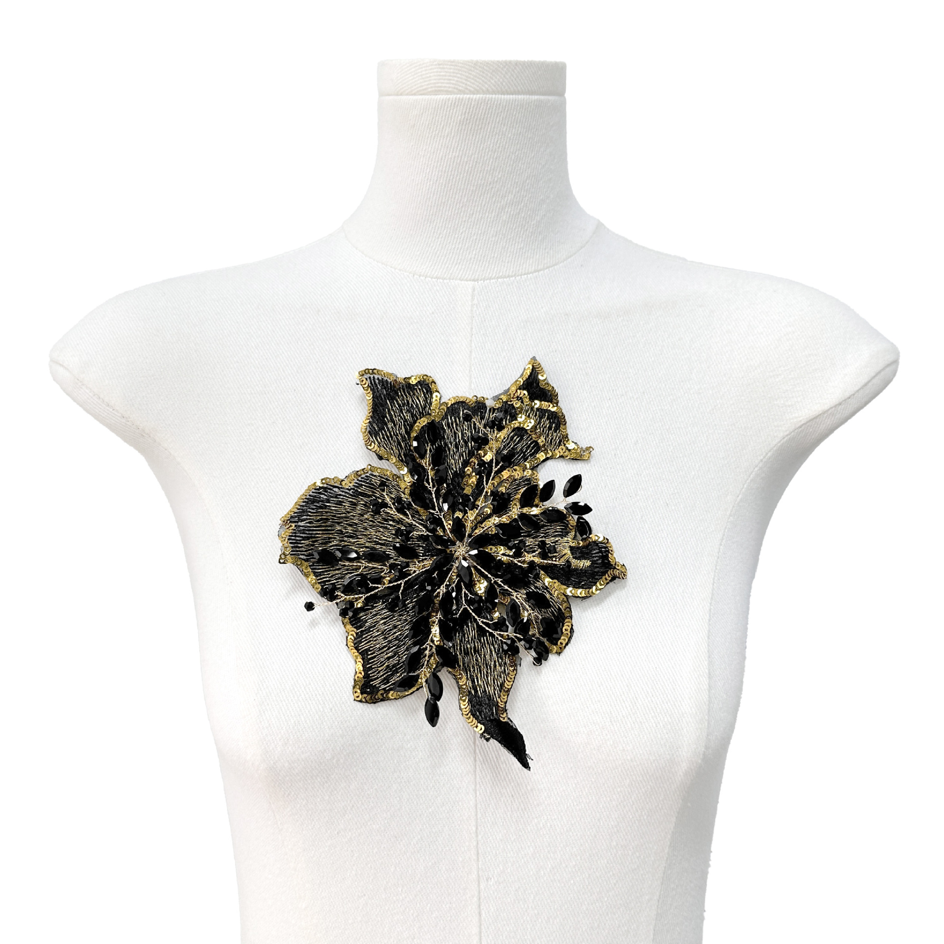 Multicolor sequinilla perla tela flor de arce decalco ropa accesorios accesorios colgantes accesorios para el cabello decoración de boda