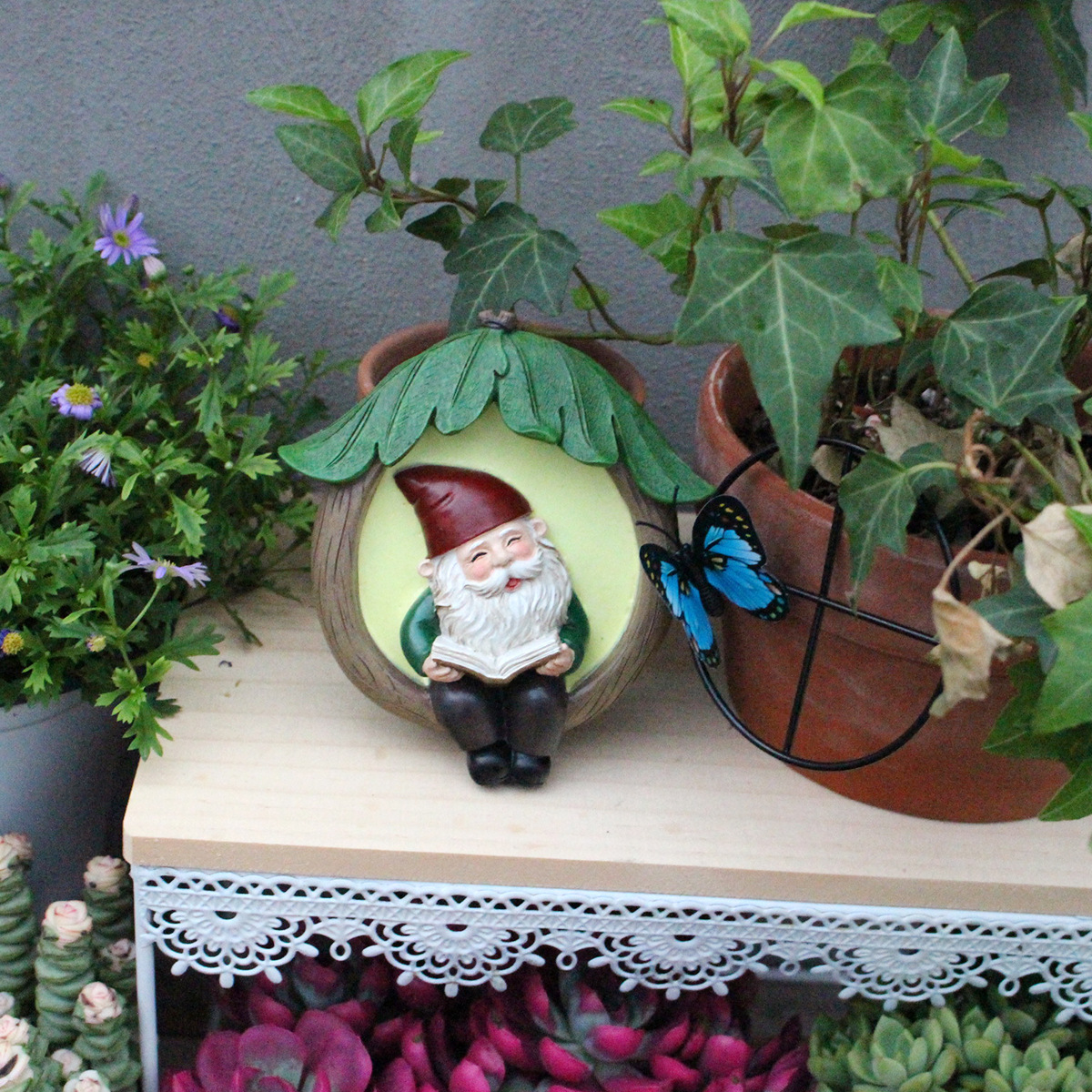  new reading dwarf tree hanging with fluorescent effect fun pastoral retro dwarf ornaments now