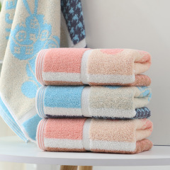 高陽毛巾批發棉質開心兔卡通加厚柔軟吸水面巾家用成人擦手洗臉巾