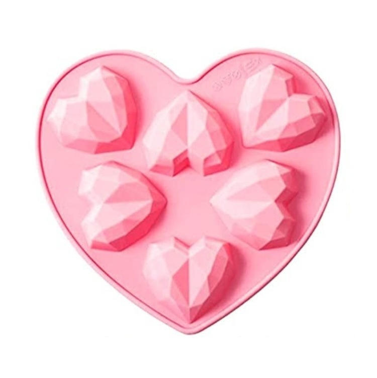 빅 하트 모양의 6개의 하트