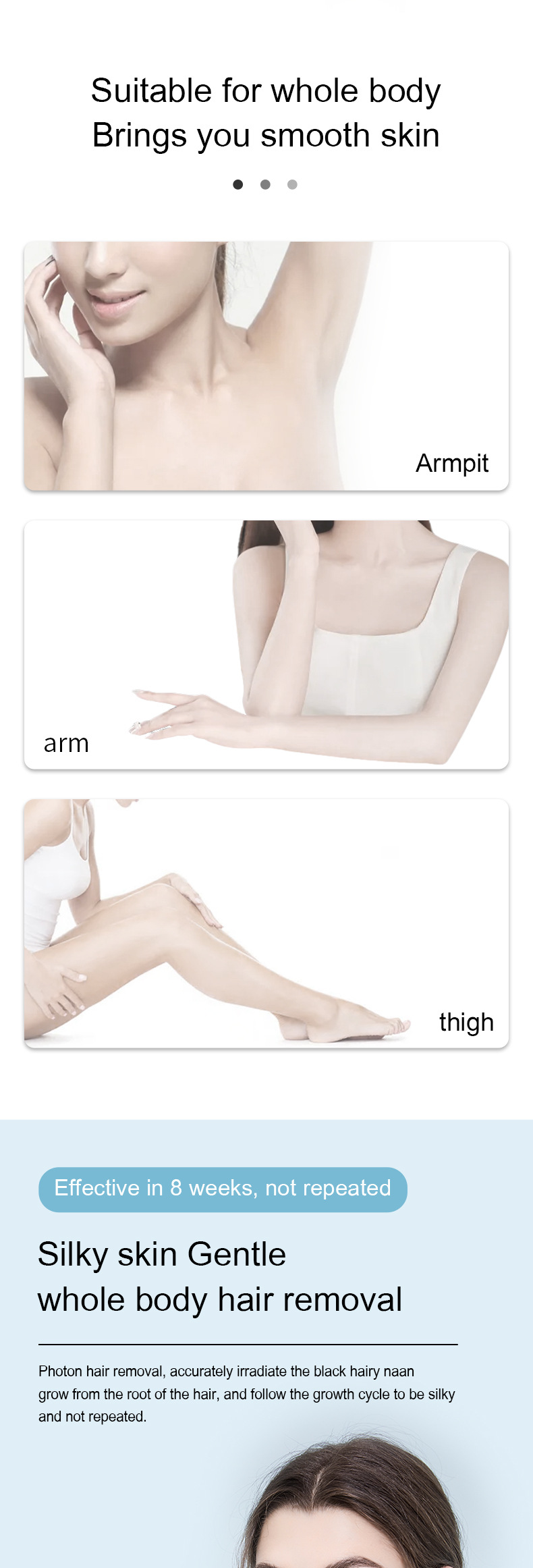 Permanent Hair Removal Device For Home Use With Flashes System_voghion.com