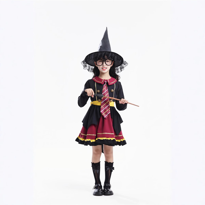 Halloween Girls Harry Potter Magician Cos Costume Anime Performance Lolita Preppy Style Cute Princess Dress