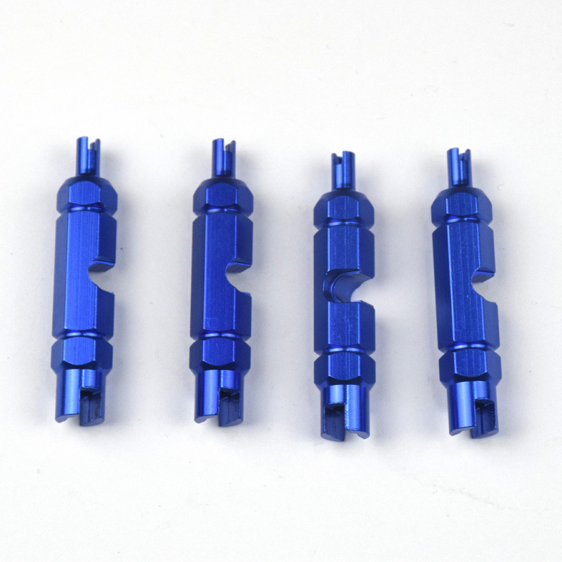French Valve Core Tool, Aluminum Alloy American Valve Wrench, Bicycle French Valve Tire Tube Remover