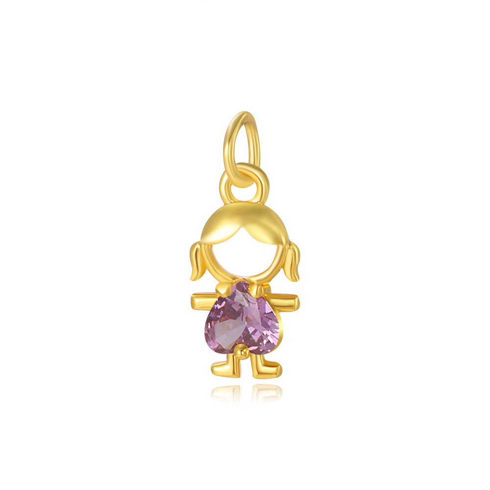 2g Weight Pendant Jewelry Making Type 8*18mm Jewelry Making Size Zircon Inlay Material DIY Jewelry Accessories Classification 1 Piece Quantity Copper Material Human Pattern Polished Finish Inlay Design Shiny, IG Style Style 1 Piece 8*18mm Copper Zircon Human Polished Pendant 11