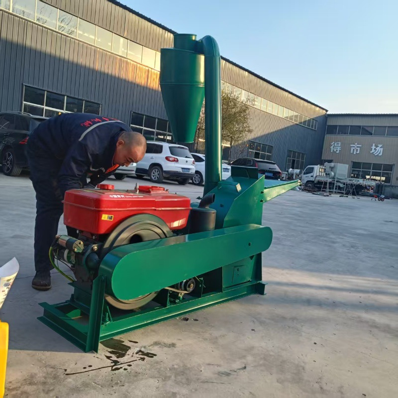 养殖饲料玉米芯粉碎机 秸秆干草苜蓿草粉草机 粗细可调杂粮粉碎机