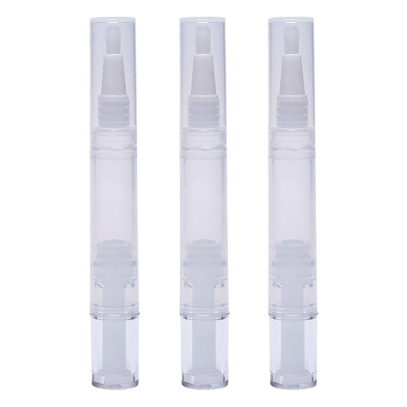En stock pintura pluma dedo aceite embalaje pluma gris uñas Fundación material de embalaje líquido uñas nutrición pluma esmalte uñas material de embalaje