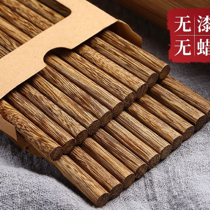 Hotel doméstico de alta gama en caja 10 pares de palillos al por mayor antideslizante palillos de aleación a prueba de moho palillos de desinfección comercial