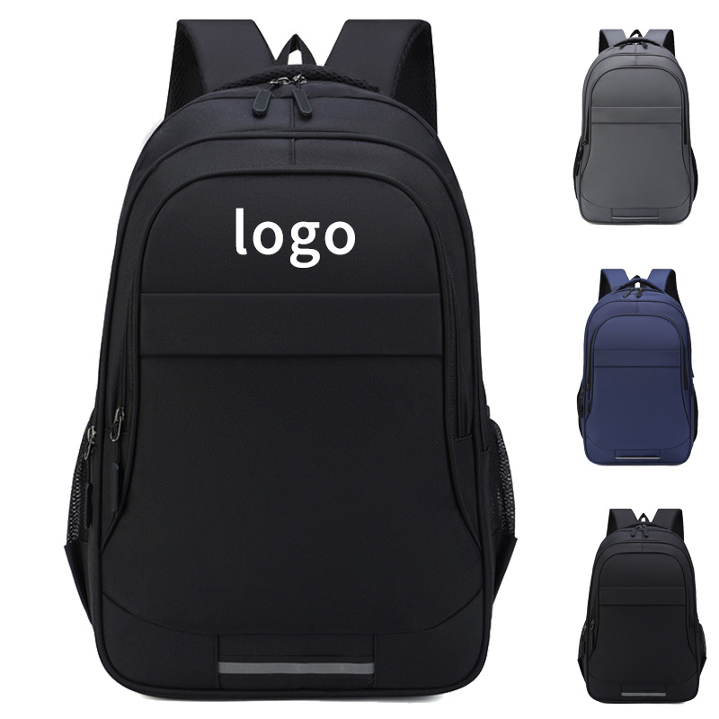 跨境新款男士商务双肩背包时尚休闲学生书包背包多分层一件代发