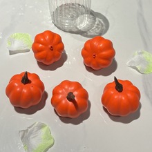 工厂直供仿真南瓜模型圣诞节南瓜批发假柿子橱窗装饰摆件拍摄道具