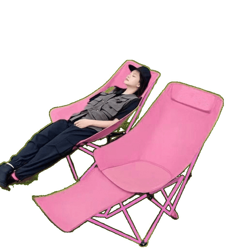 Silla de luna ajustable de tres velocidades portátil silla de relajación plegable al aire libre acampado picnic más alto almuerzo comercio exterior