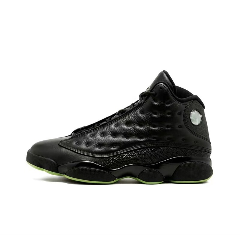 莆田靴 AJ13 純正オリジナル Qiao 13 通気性クッション性滑り止めミッドトップスポーツシューズメンズハイトップ実用的なバスケットボールシューズ|undefined