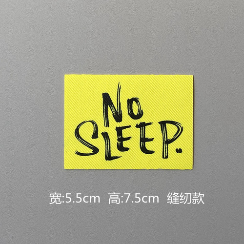 New Art Font 3D Printing Glue Printing Clothing Decorative Pairing Printing Fabric Labels Patch DIY Sticker