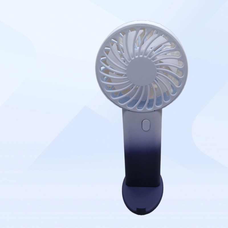 ミニグラデーションハンドヘルドファン怠惰な充電サイレント電動小型ファンクリエイティブ学生 USB 小型扇風機|undefined