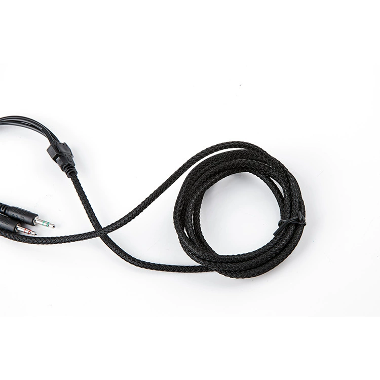Носить USB игра гарнитура гарнитура проводная RGB гарнитура управления курица USB3.5 гарнитура
