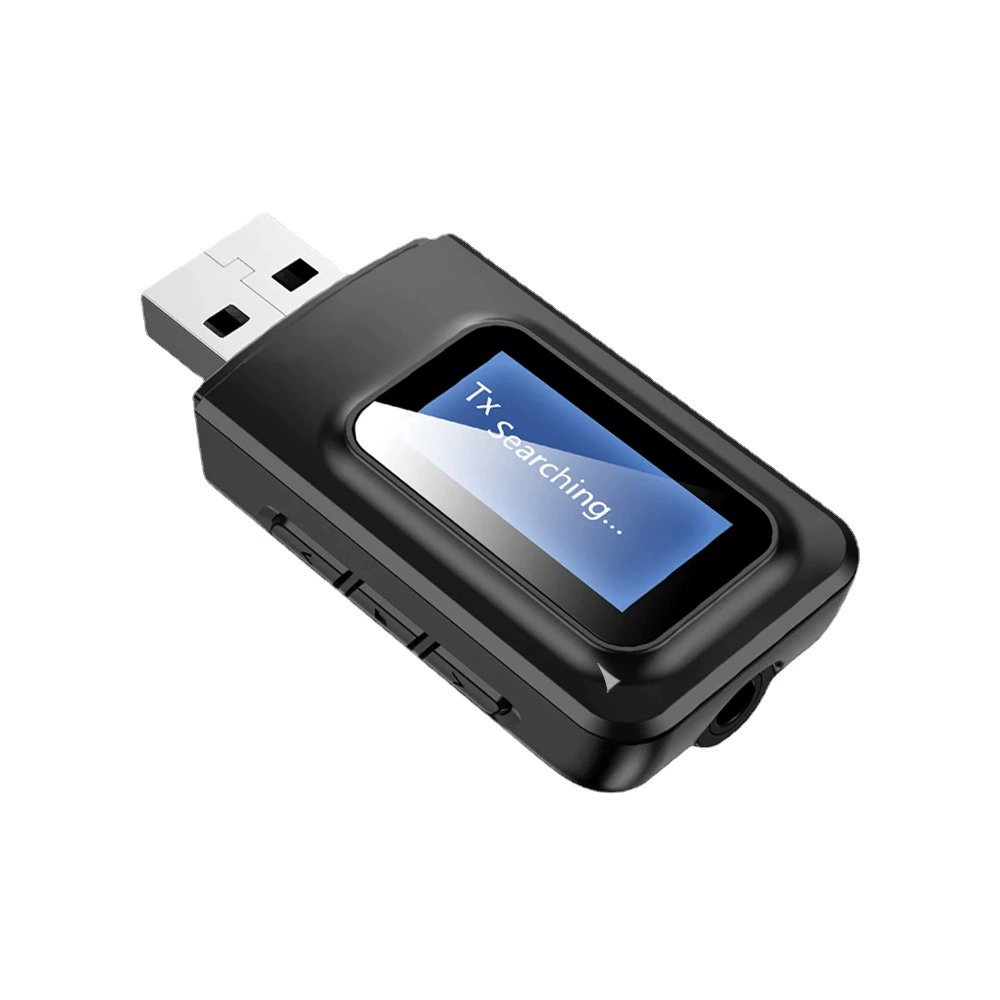 Bluetooth 5.0 Приемный запускатель Беспроводное аудио Ранд ЖК дисплей подходящие аксессуары 3.5мм AUX автомобиль Bluetooth