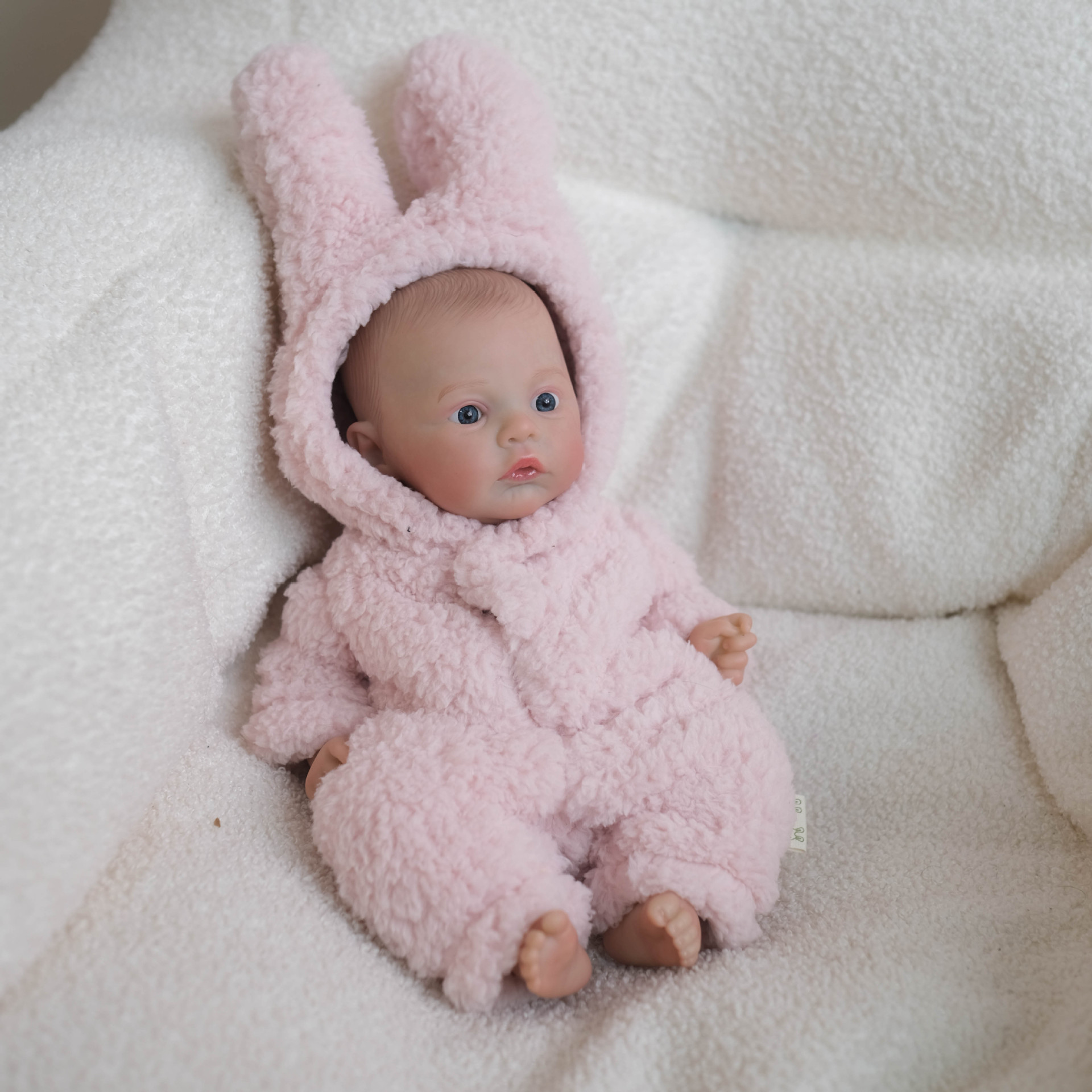 12 pulgadas de polvo para abrir los ojos de peluche camiseta muñeca meadow muñeca de simulación de juguetes, muñeca de plástico