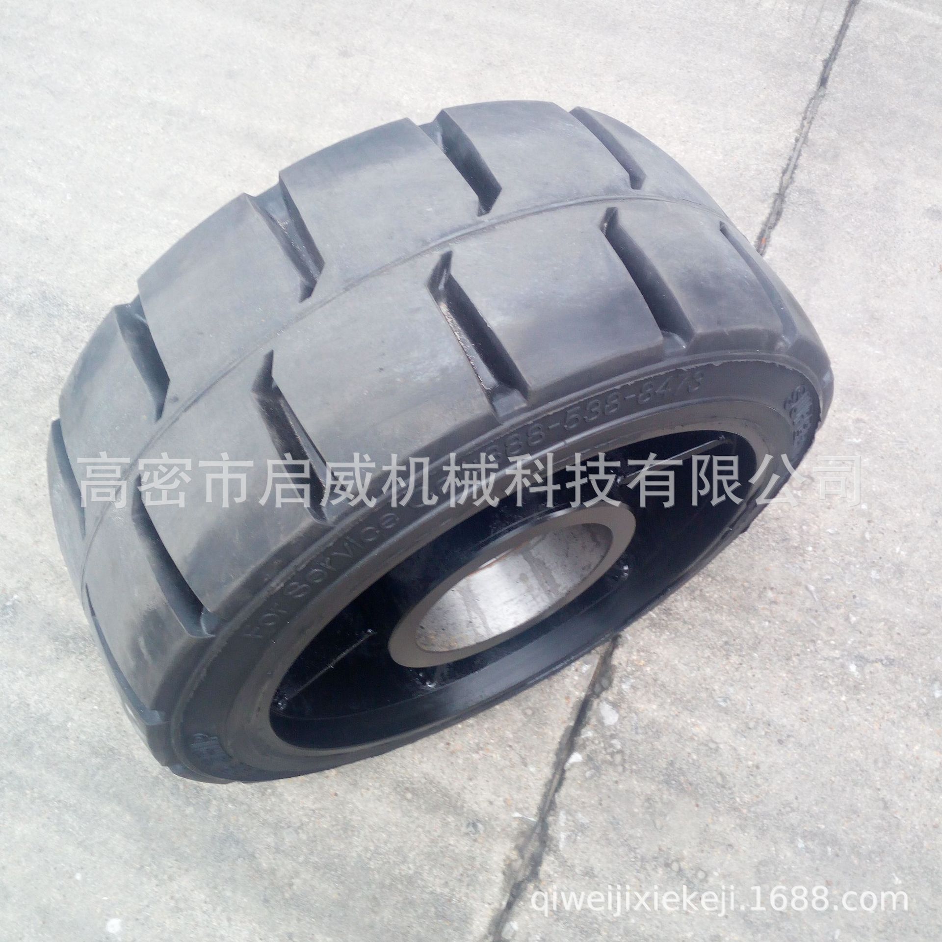 22*12*16压配式实心胎   拖车轮胎厂家  平板拖车配件厂家