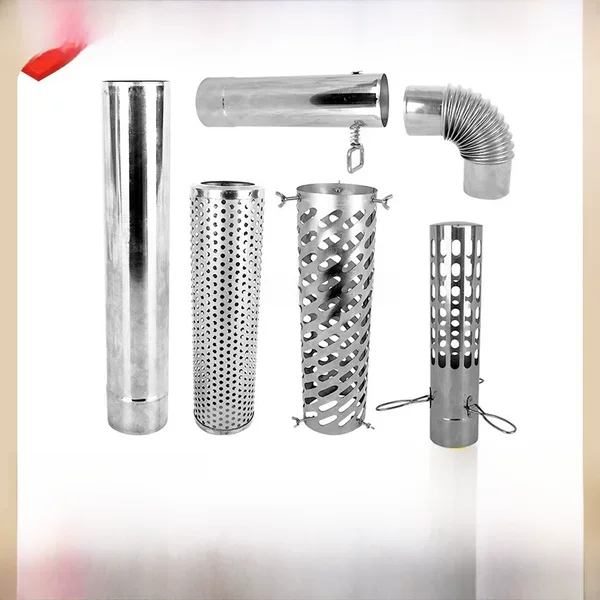 Stainless Steel Accessories Anti-Spark Chimney Insulation Net Smoke Pipe Smoke Blocker Camping High Temperature Resistant Glass Outdoor Stove