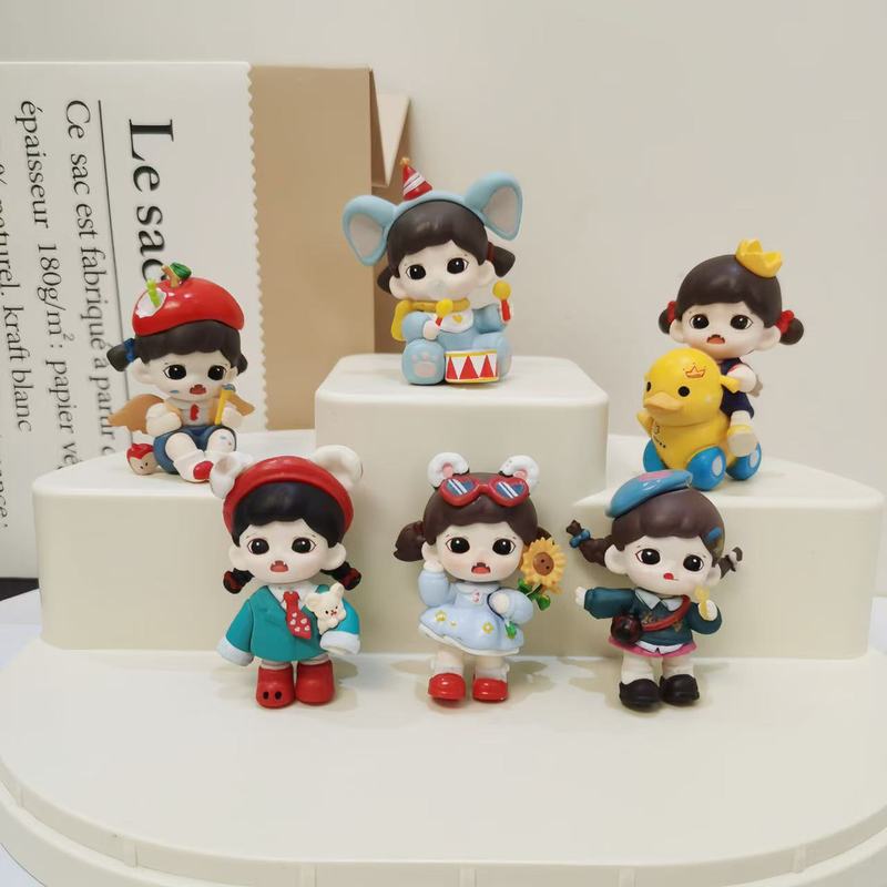 泡泡玛特盲盒改娃萌粒Zoraa妹妹系列手办潮玩摆件diy手机链挂件|undefined