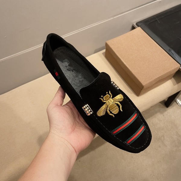 2025 estación europea nuevo Bean zapatos de hombre primavera-verano moda hombre zapatos de zapato transfronterizos zapatos casuales zapatos de conducción de un pie