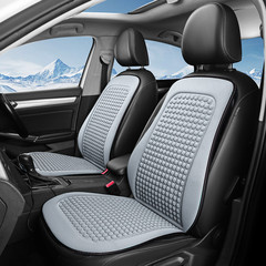 Summer Cooling Sensation Silk Car Seat Cover Breathable Single Seat Pad Front Passenger and Driver Dual Comfort Cooling Cushion