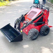 Small skid steer loader fourwheel crawl excavator wit bucekt