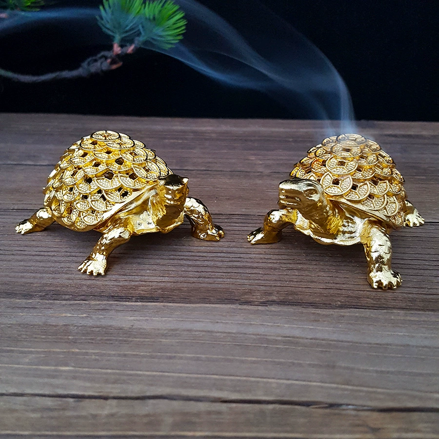 Производители оптовых денег черепахи курильницы ладана ладана ладана украшения столешницы декоративные изделия металлические поделки бытовая гостиная