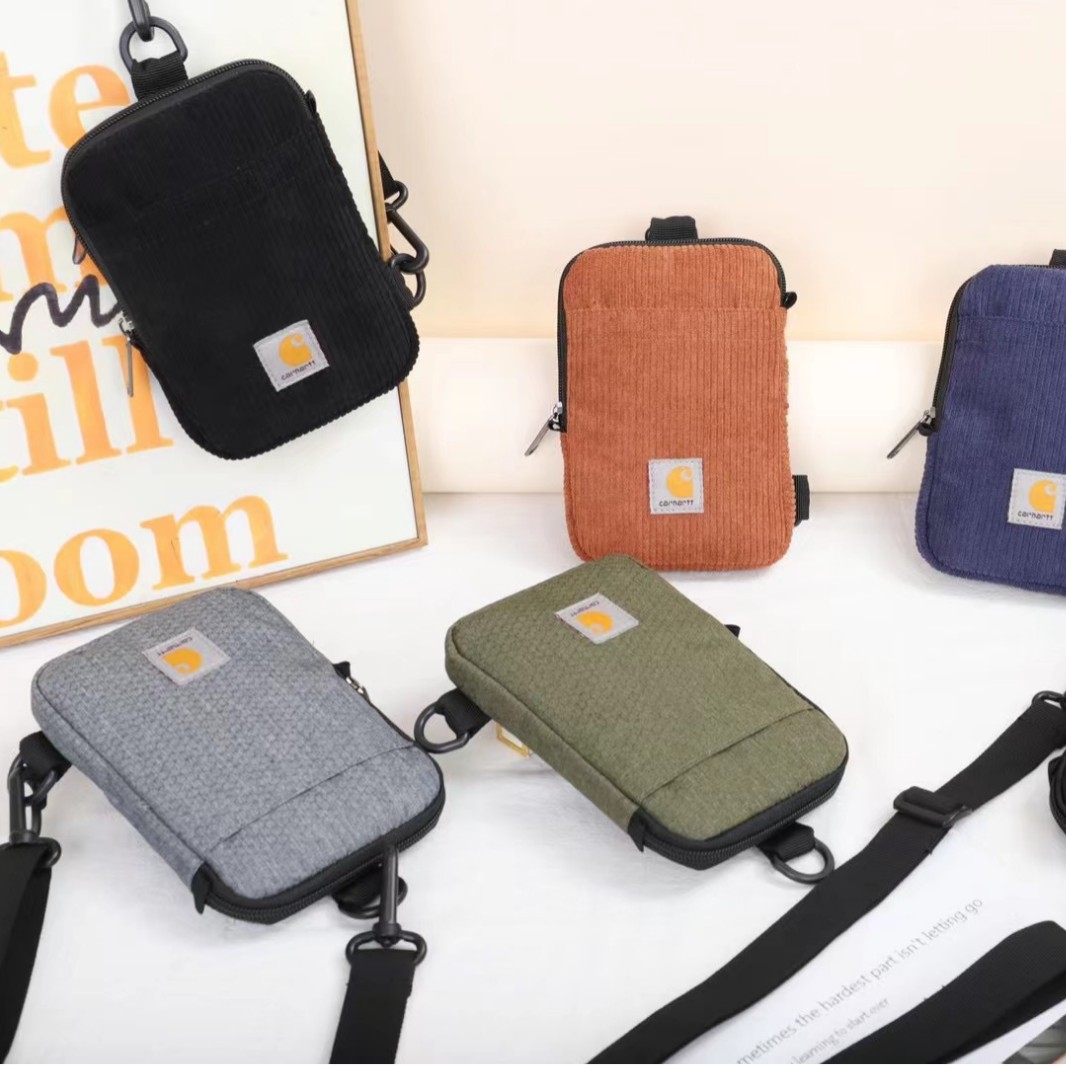 Carhart Wip Crossbody Bag with Logo Label and Mini Hook, Carhart Chest Bag