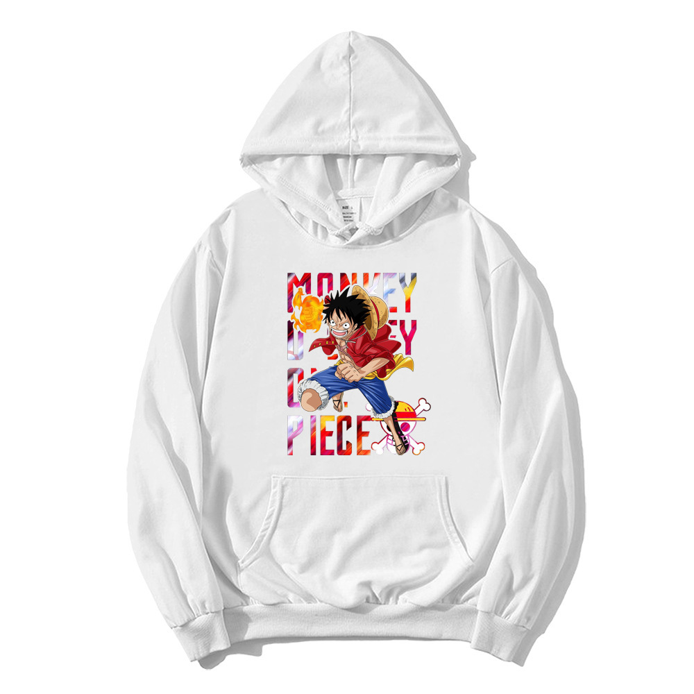 Suéter de manga larga de One Piece Sauron Luffy Anime Segunda dimensión Periférico Moda Otoño e invierno Suéter para hombres y mujeres Suéter con capucha