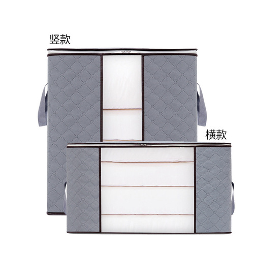 Cotton duvet storage bag moving blanket storage packing bag clothing organization travel bag non-woven storage bag storage