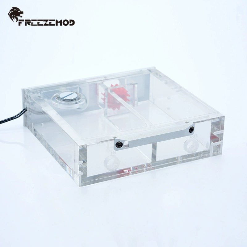 Freezemod компьютерная водяной холодный бак одиночный световой привод GQSX-D1S металлическая панель VA LCD дисплей температуры