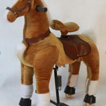 大号广场儿童游乐玩具马新颖会走的诸葛马机械马厂家批发一件代发