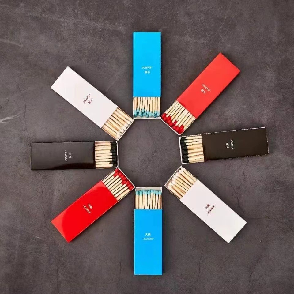 Matches, personalized matches, nostalgic matches, extended aromatherapy matches, old-fashioned matches