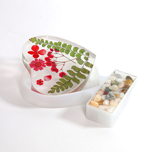 Best DIY resin mold photo frame decorative size large heart mold silicone mold cross-border exclusive supply