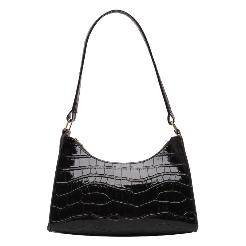 Axilas pequeño bolso cuadrado para las mujeres 2023 verano nueva moda popular francés textura patrón de piedra bolso de hombro al por mayor